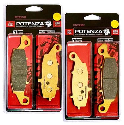 Imagem de Kit Pastilhas de Freio Suzuki Gsr 750 2011-2016 Potenza