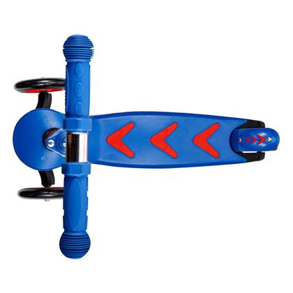 Imagem de Kit Patinete Ajustável Menino Seta Radical Azul e Capacete
