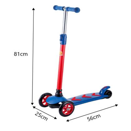 Imagem de Kit Patinete Ajustável Menino Seta Radical Azul e Capacete