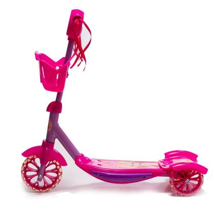 Imagem de Kit Patinete Infantil Cesta Rosa Belinda C/ Barraca Princesa