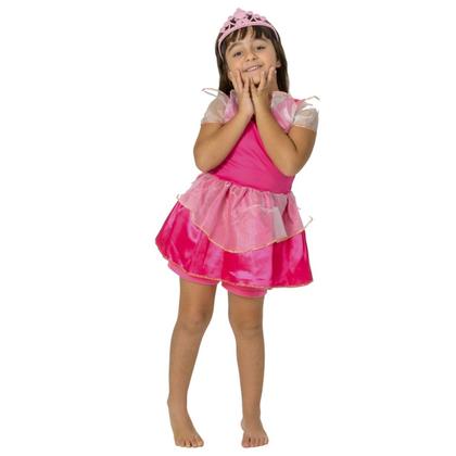 Imagem de Kit Patinete Infantil Rosa Regula Tamanho + Fantasia