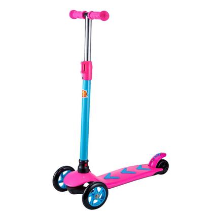 Imagem de Kit Patinete Rosa Menina Seta Radical Ajustável e Capacete
