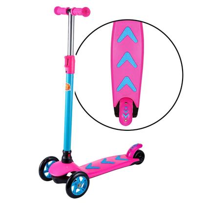 Imagem de Kit Patinete Rosa Menina Seta Radical Ajustável e Capacete