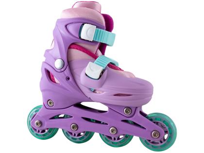 Imagem de Kit Patins Infantil In Line Zippy Toys Rosa