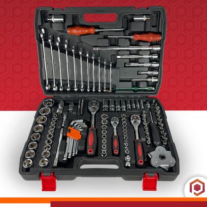 Kit Pci Ferramentas Pci-1d51r 121 Pcs Jogo Soquete Chave Combinada
