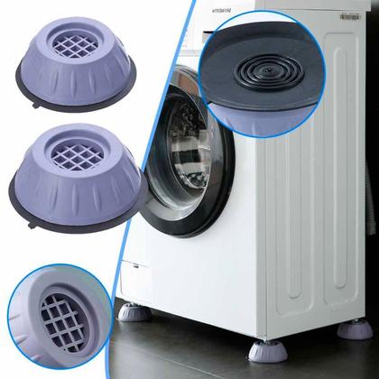 Imagem de Kit Pé Ajustável Para Máquina Lava Roupa Secadora Geladeira
