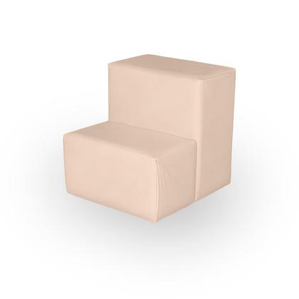 Imagem de Kit Pedicure Cadeira Poltrona Escada Completo Corano Bege