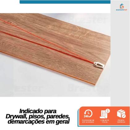 Imagem de Kit Pedreiro Giz, Linha E Mini Nível Starfer 30m