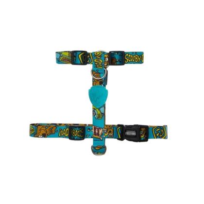 Imagem de Kit Peitoral H Scooby Doo  Ajustável para Cães P 1,2m FreeFaro