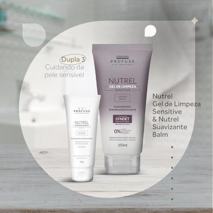 Imagem de Kit pele Sensível Profuse Nutrel Gel de Limpeza e Hidratante