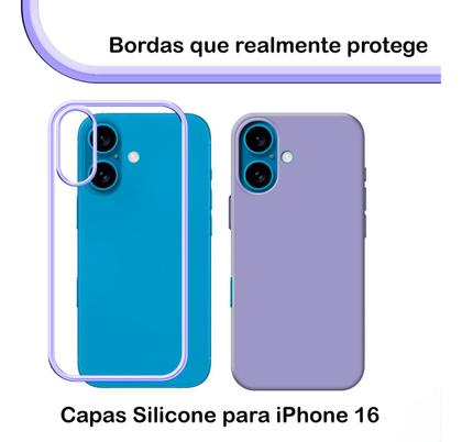 Imagem de Kit Pelicula 3d + Capa Capinha Para iPhone 16 Todos Modelos