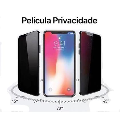 Imagem de Kit Película 3D Vidro + 3D Privacidade + Película Cerâmica Fosca + Privacidade Fosca para Iphone 12 PRO