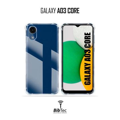 Imagem de Kit Película 9D Cerâmica + Capa Transparente + Fone de Ouvido Samsung Galaxy A03 CORE