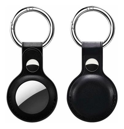 Imagem de Kit Película Case Couro Compatível com AirTag Proteção