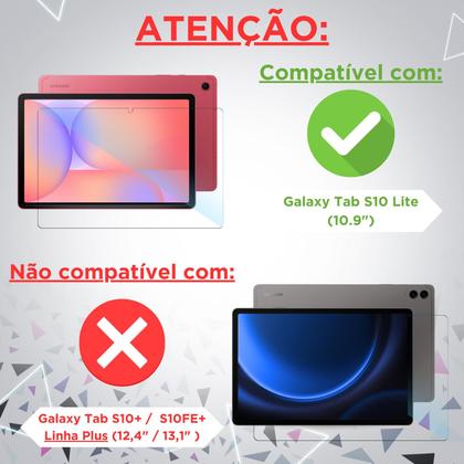 Imagem de Kit Película de vidro para Samsung Galaxy Tab S10 Lite 10,9" + Teclado e Mouse (Preto)