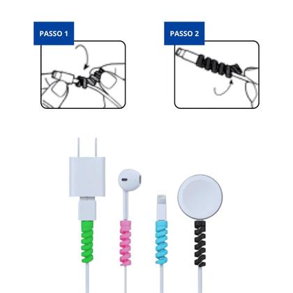 Imagem de Kit Película p/ Tablet A9 Plus + Protetor de Cabo de Silicone