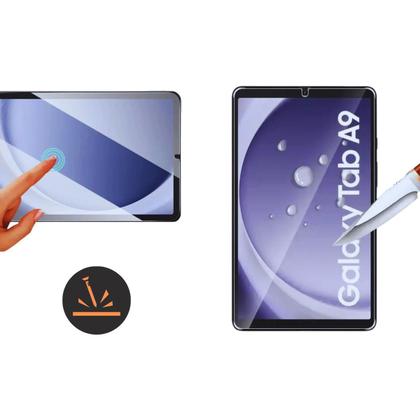 Imagem de Kit Película p/ Tablet A9 Plus + Protetor de Cabo de Silicone