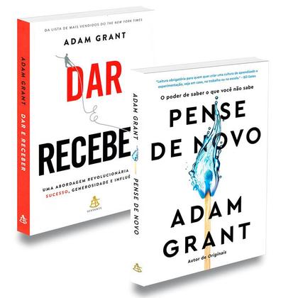 Imagem de Kit Pense de Novo + Dar e Receber - Adam Grant