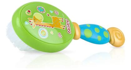 Imagem de Kit Pente E Escova De Cabelo Infantil Bebê Cerdas Macias