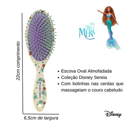 Imagem de Kit Pente E Escovas Cabelo Coleção Disney Sereia Marco Boni