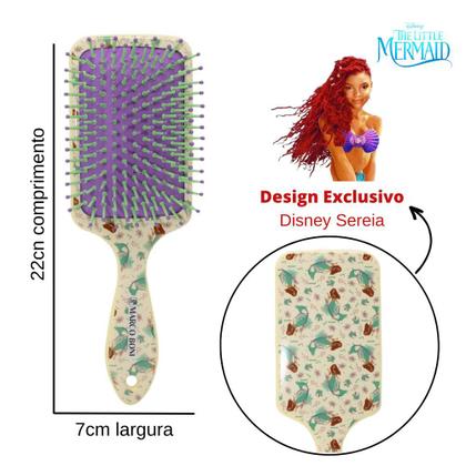 Imagem de Kit Pente E Escovas Cabelo Coleção Disney Sereia Marco Boni