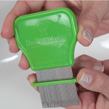 Imagem de Kit Pente Fino Verde + Rosa Piolhos e Lêndeas - Dr. pentinho