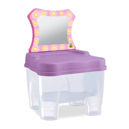 Imagem de Kit Penteadeira Brinquedo Infantil SambaToys 5Pçs Acessórios
