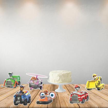 Imagem de Kit pequeno painéis decoração festa infantil Patrulha Canina