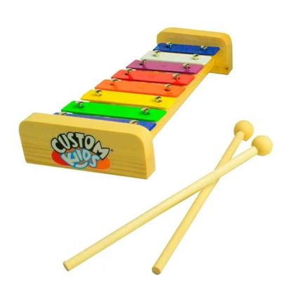 Imagem de Kit percussao infantil com triangulo custom kids ckpt 4t