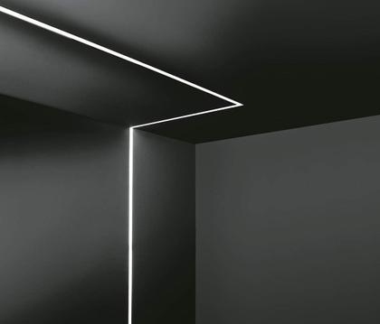 Imagem de Kit Perfil 1 Metro De Embutir Difusor Fumê C/ Fita Branco Quente E Fonte