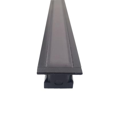 Imagem de Kit Perfil 1 Metro De Embutir Difusor Fumê C/ Fita Branco Quente E Fonte