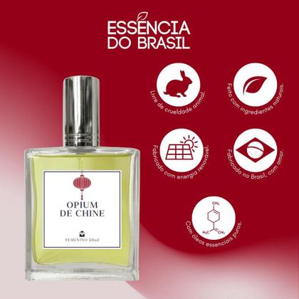Imagem de Kit Perfume Fem. Flor De Jasmim 100Ml + Opium De Chine 50Ml