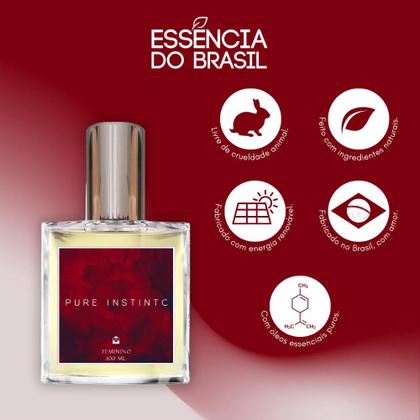 Imagem de Kit Perfume Fem. Pure Instinct 100ml + Flor de Jasmim 50ml