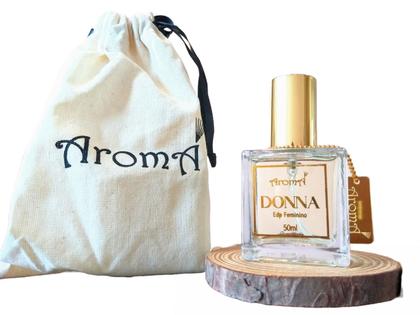 Imagem de Kit Perfume feminino DONNA Aromá 50ml + Hidrolato de Rosas Aromá 120ml