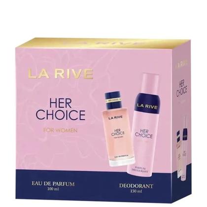 Imagem de Kit Perfume Her Choice Eau De Parfum Feminino La Rive 100ml + Desodorante 150ml