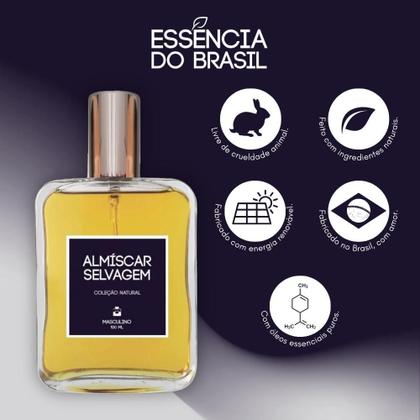 Imagem de Kit Perfume Masc. Almíscar Selvagem 100Ml + Dark Code 50Ml