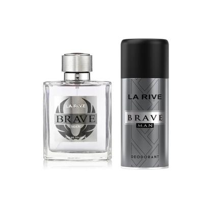 Imagem de Kit Perfume Masculino Brave Man - Perfume 100ml + Aerosol 150ml La Rive