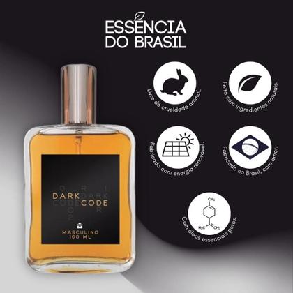 Imagem de Kit Perfume Masculino Dark Code 100ml + Dark Tabac 50ml