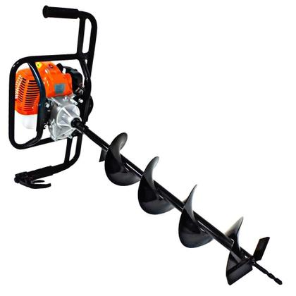 Imagem de KIT Perfurador de Solo Vulcan VPS520-S com Broca 80x15cm + Broca Extra 80x12cm + Extensão 40cm