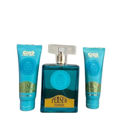 Imagem de KIT PERSEU - PERFUME 100ml CREME BARBEAR 50g GEL POS BARBAR 50g