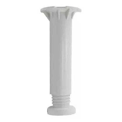 Imagem de Kit Pés Reposição Armário Itatiaia Encaixe 04 peças branco 150mm