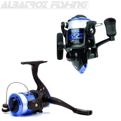 Imagem de Kit Pesca 3 Super Molinetes Resistentes LP1000 com Linha