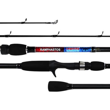 Imagem de Kit Pesca Carretilha New Ventura VT10 + Vara Lamazon Ramphastos 561M 1,68m 17 Lb