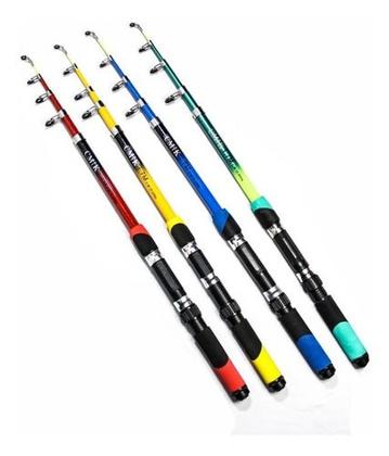 Imagem de Kit pesca completo 1 Vara + 1 Molinete + 1 Estojo + Itens