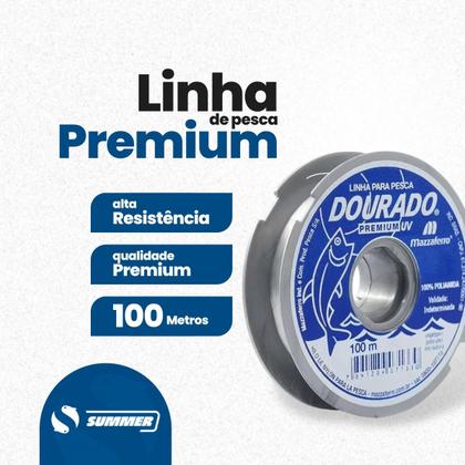 Imagem de Kit Pesca Esportiva Linha Anzol Chumbada Fishing Sports