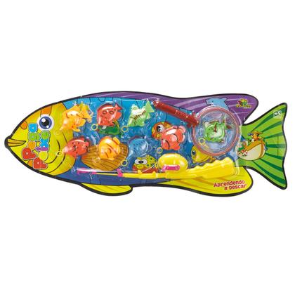 Imagem de Kit Pescaria Completa Pega Peixe Brinquedo - Art Brink
