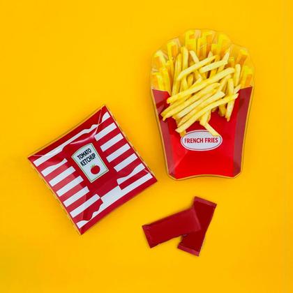 Imagem de Kit Pestisqueiras Batata Frita e Ketchup Noite do Hambúrguer