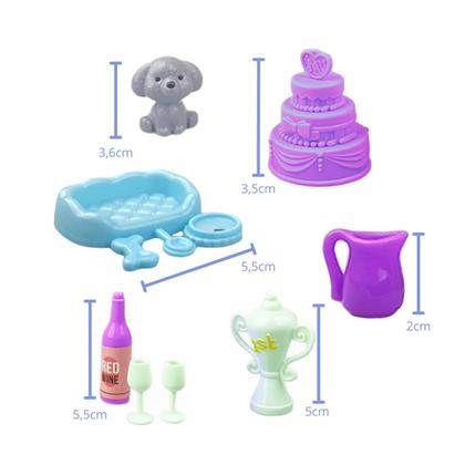 Imagem de Kit pet 4 Cachorrinhos com Banheira + Acessórios casinha toy