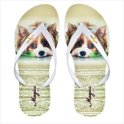 Imagem de Kit Pet Feminino Cachorrinha com Bolsa, Necessaire e Chinelo, Magicc