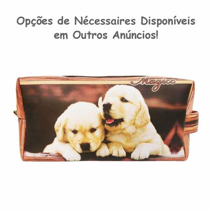 Imagem de Kit Pet Feminino Cachorrinhos com Bolsa, Necessaire e Chinelo, Magicc